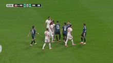 Minuto picante e intenso entre Argentina e Inglaterra