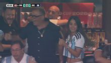La emoción de Antonela Roccuzzo en el golazo de Enzo Fernández