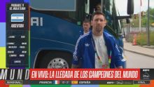 ¡Todo listo! Argentina llegó al estadio para enfrentar a Inglaterra
