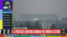 ¡Atención: se demoró la práctica de la Selección por tormenta eléctrica!