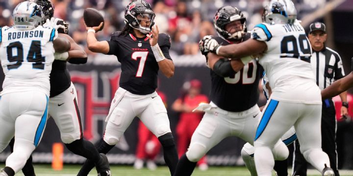 C.J. Stroud and Texans best Panthers in preseason