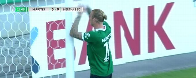 Tjark Ernst with a spectacular save