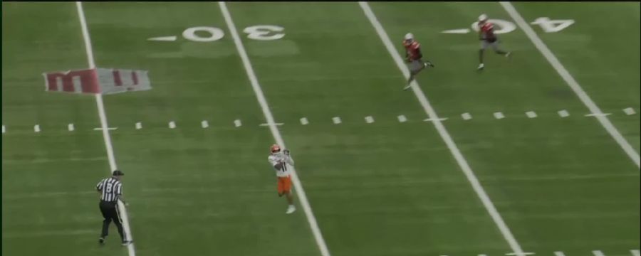 Jordan Cook finds Ian Duarte for the 64-yard TD