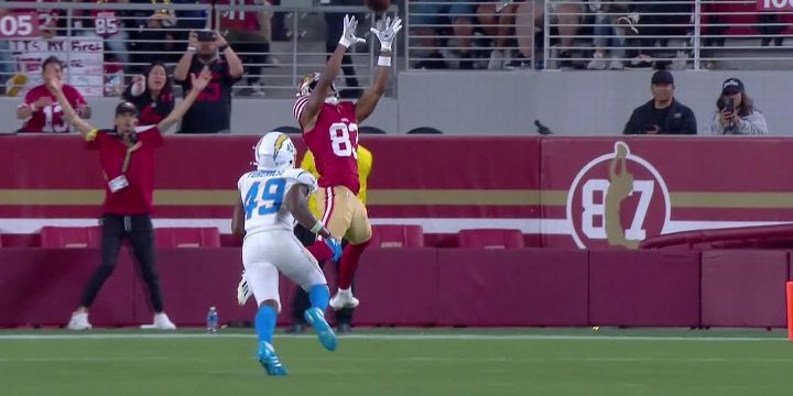 Carter Bradley airs it for a TD