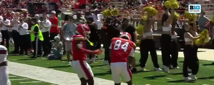 Malik Washington finds Kaleb Webb for a Maryland TD