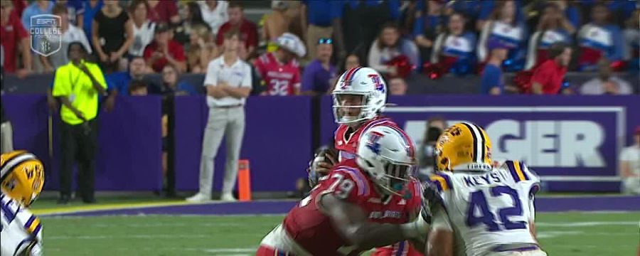 Blake Baker throws 33-yard touchdown pass to Devin Gandy