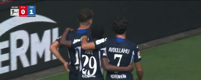 Fisnik Asllani finds the back of the net for TSG Hoffenheim