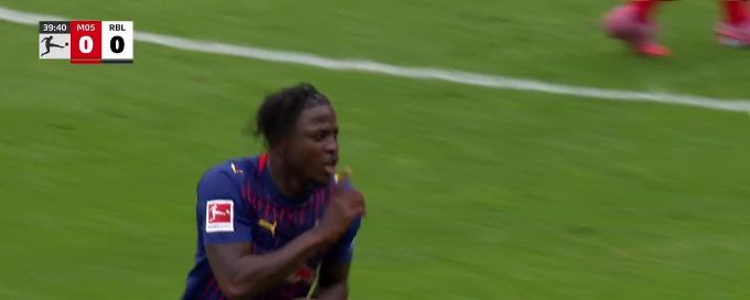 Johan Bakayoko gets on the scoresheet for RB Leipzig