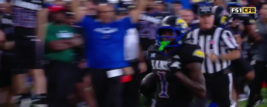 Kansas starts 2nd half with a house call