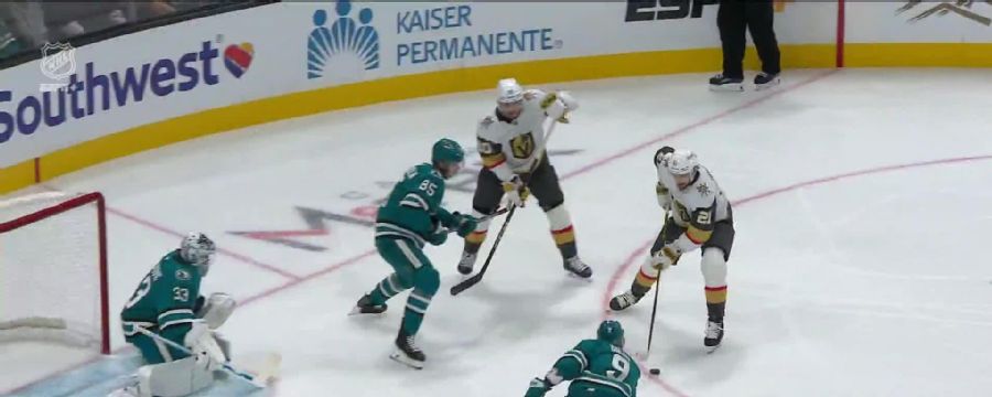 Brett Howden finds the back of the net for Golden Knights