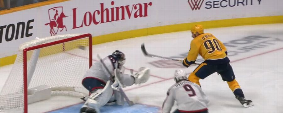 Ryan O'Reilly tallies goal for Nashville Predators on the power play
