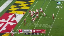 Raiola overcomes 3 interceptions, throws 4th TD with 1:08 left as Nebraska edges Maryland 34-31