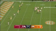 DeSean Bishop rushes for 146 yards, 1 TD to lead No. 12 Tennessee past Arkansas 34-31