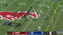 Chris Johnson scores twice and SMU gets 96-yard pick-6 in 34-10 win over Stanford