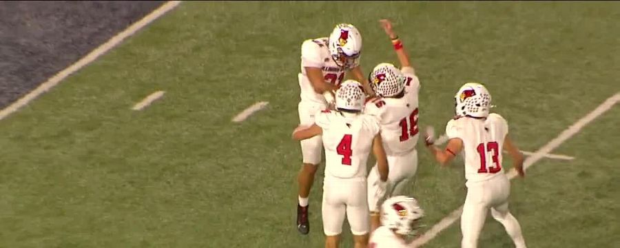 Tommy Rittenhouse throws 52-yard touchdown pass to Seth Glatz
