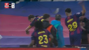 Ronald Araújo nets winning goal for Barcelona in stoppage time