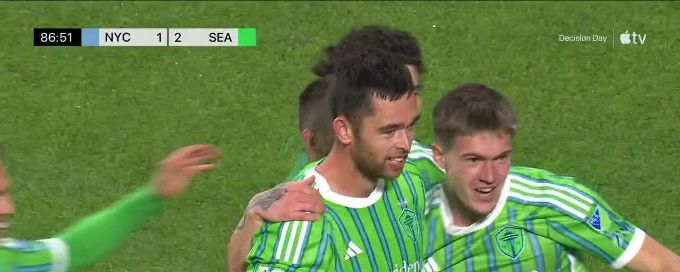 Jackson Ragen scores goal for Seattle Sounders FC