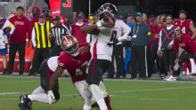 Christian McCaffrey's 200-yard game from scrimmage powers 49ers past Falcons 20-10