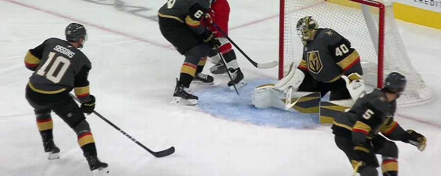 Sebastian Aho scores goal vs. Golden Knights