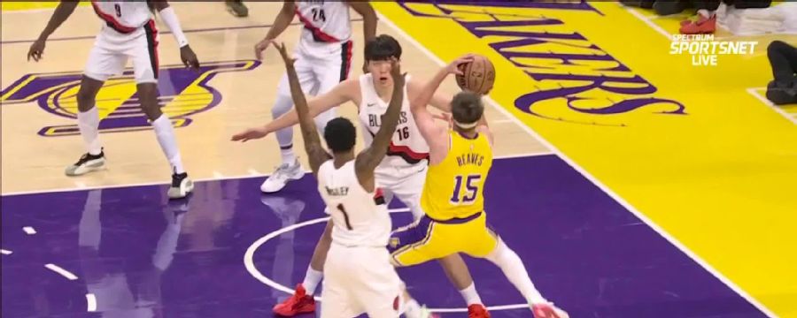 Austin Reaves gets the hoop and the harm