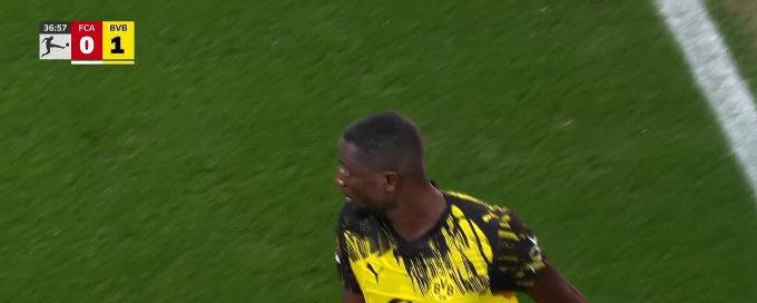 Guirassy strikes to send Dortmund past Augsburg and into second