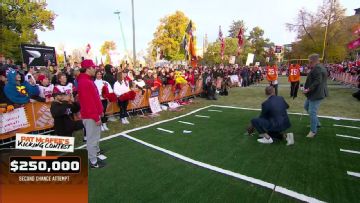 Count it! Utah student squeezes in $500K field goal