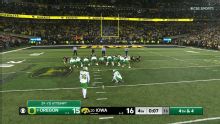 No. 6 Oregon escapes with 18-16 win over Iowa on Sappington's field goal with 3 seconds left