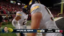 Sagapolutele throws TD pass to De Jesus in OT, California tops No. 14 Louisville 29-26