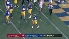 Illinois State scores 28 points in 1st quarter, goes on to beat South Dakota State 35-21