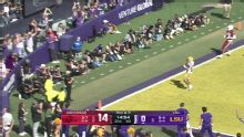 LSU gets first win under interim coach Frank Wilson against Arkansas, 23-22