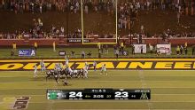 Colton Phares recovers fumble with 55 seconds left to secure App State's 26-24 victory over Marshall