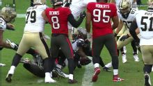 Rookie QB Tyler Shough's 2 TD runs lead Saints to a 24-20 upset of Buccaneers