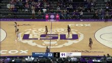 No. 5 LSU routs Morgan State 91-33 in eighth win this season by 50 points or more
