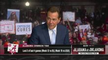 Nick Saban: Alabama hasn't been able to handle pressure