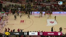 No. 14 Iowa women overcome 16-point halftime deficit, defeat Indiana 56-53