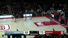 Johnson, van der Knaap lead Bradley over Indiana State 75-68
