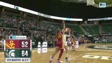 Blair scores 21 points; No. 13 Michigan State women hold off USC 74-68