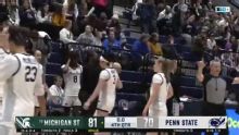 VanSlooten records double double for No. 12 Michigan State women in 81-70 win over Penn State