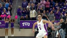 Olivia Miles rallies No. 12 TCU women past Iowa State 80-73, extending home win streak to 41