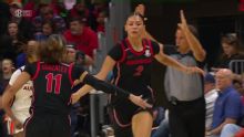 Trio leads No. 23 Georgia women to 74-52 victory over Auburn