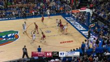No. 7 Florida clinches at least a share of the SEC title with a 111-77 drubbing No. 20 Arkansas