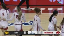 Iowa wins big over Wisconsin on the road