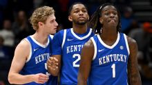 Denzel Aberdeen's late basket pushes Kentucky past Missouri 78-72 at the SEC Tournament