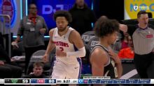 Cade Cunningham has double-double in return from injury as Pistons rout Bucks 137-111
