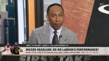 KD or LeBron's performance a bigger headline from G2? Stephen A. weighs in