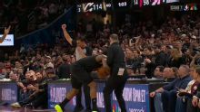Allen ties career high with 22 points as Cavaliers beat Raptors 114-102 to advance