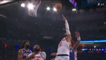 Knicks crush the 76ers 137-98 to start the second round and keep up a historic postseason roll