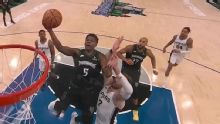 Edwards guides the Timberwolves past the Spurs 114-109 to tie the series after Wembanyama's ejection