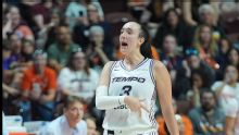 Mabrey scores career-high 37 points, ties single-game 3-point record as Tempo rally past Sun 101-97