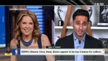 Shams: Cavs, Heat, Sixers appear to be top 3 teams for LeBron